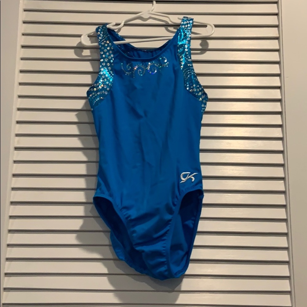 Blue with cool design GK leotard